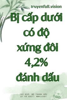 Bị Cấp Dưới Có Độ Xứng Đôi 4,2% Đánh Dấu Cover