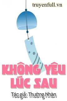 Không Yêu Lúc Sau book cover